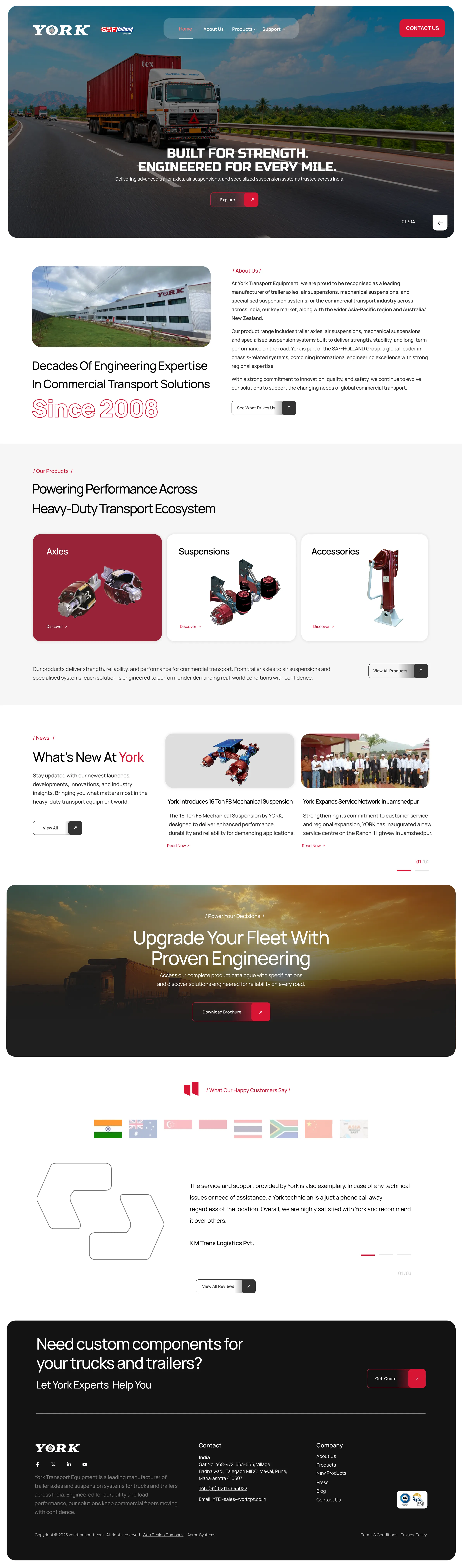 York – Global Leaders in Trailer Component Solutions